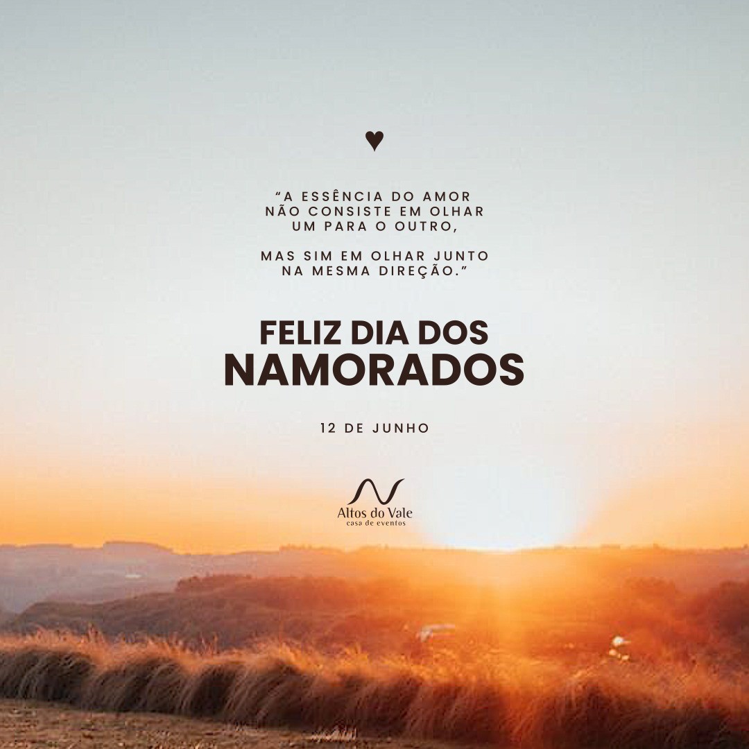 Feliz dia dos Namorados